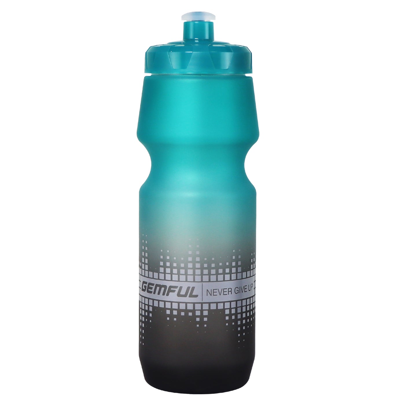 GEMFUL Bike Water Bottle 24oz BPA-Free with Leak-Proof Lid Squeeze Fits Standard Bike Cages for Mountain Road Cycling