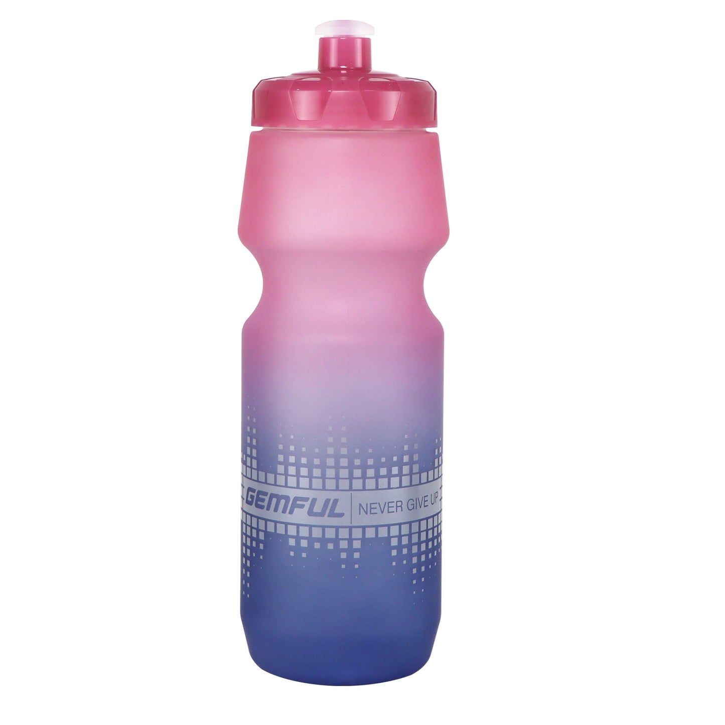 GEMFUL Bike Water Bottle 24oz BPA-Free with Leak-Proof Lid Squeeze Fits Standard Bike Cages for Mountain Road Cycling