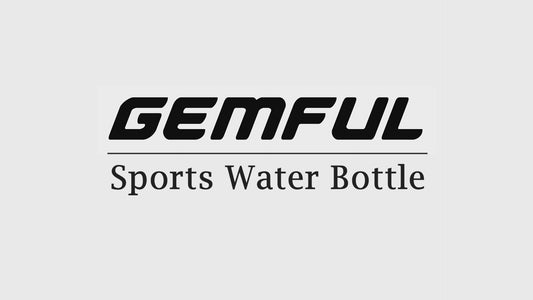 GEMFUL Bike Water Bottle 24oz BPA-Free with Leak-Proof Lid Squeeze Fits Standard Bike Cages for Mountain Road Cycling