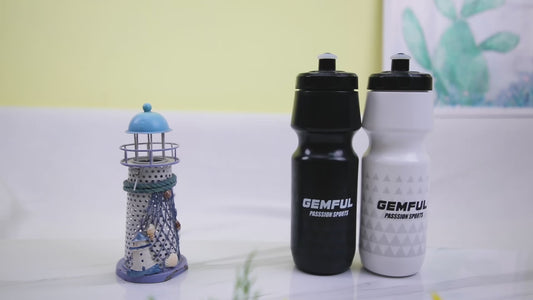 GEMFUL Cycling Water Bottle BPA Free Reusable Bike Gym Fitness Squirt Bottles Leakproof Sports Bicycle Workout 750ml